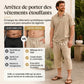 Ensemble chemise et pantalon décontracté en lin pour homme
